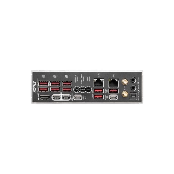 Carte mere - MSI - MPG X870E CARBON WIFI - Wi-Fi 7, 5G LAN, USB 40 Gb/s, LED RGB, PCIe supplémentaire