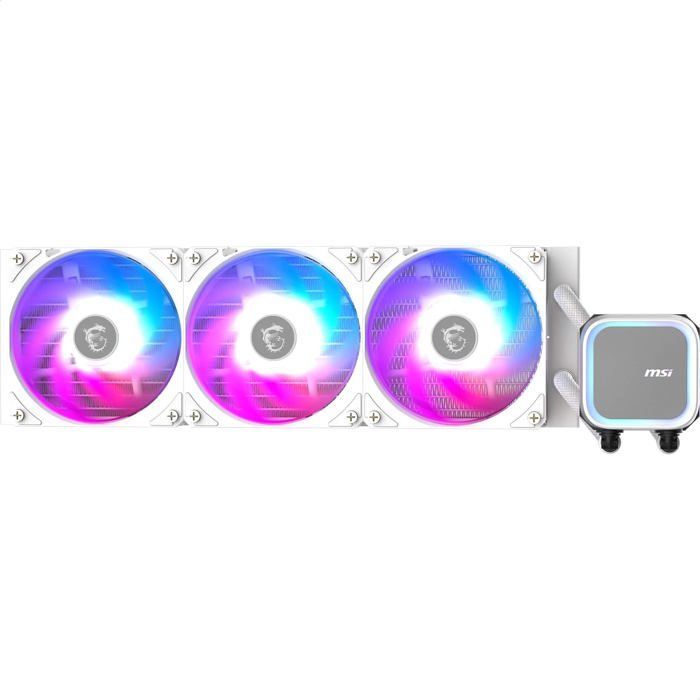 Kit Watercooling AIO MSI Mag CoreLiquid A13 RGB - 360mm (Blanc)
