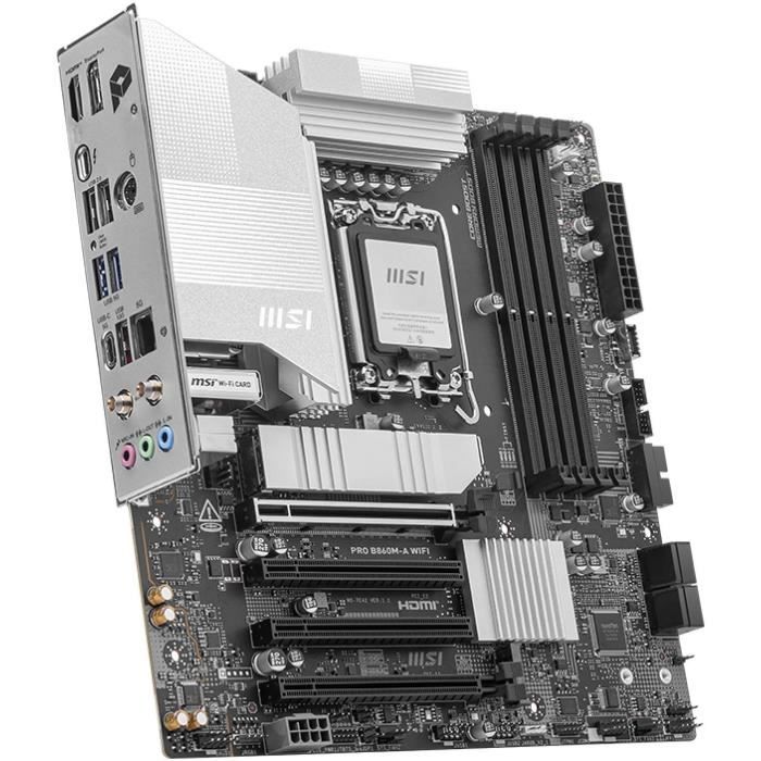 Carte mere - MSI - PRO B860M-A WIFI Intel B860 LGA 1851 (Socket V1) micro ATX