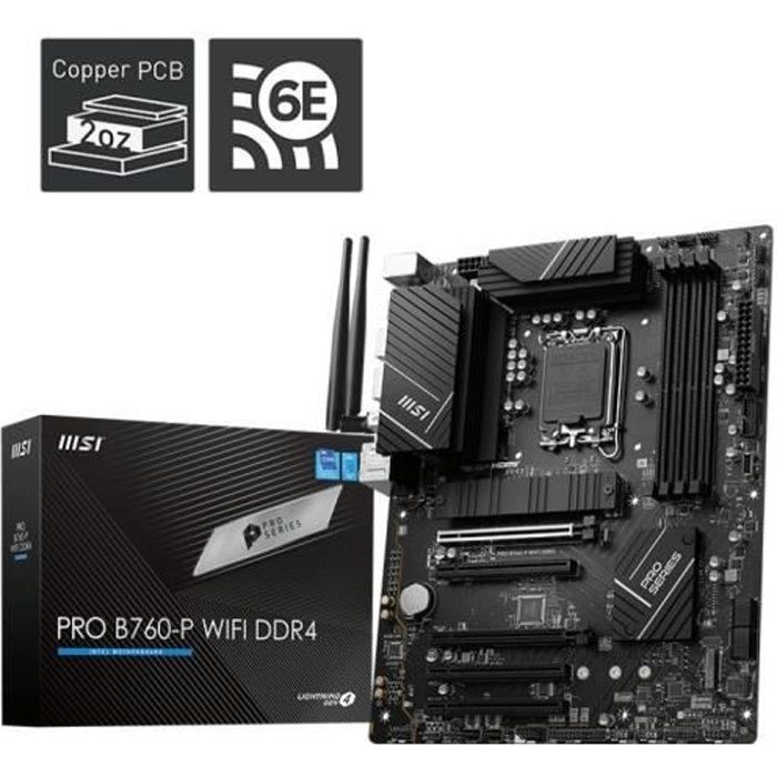 Carte Mère MSI B760 Gaming Plus WiFi DDR5 (Intel LGA 1700)