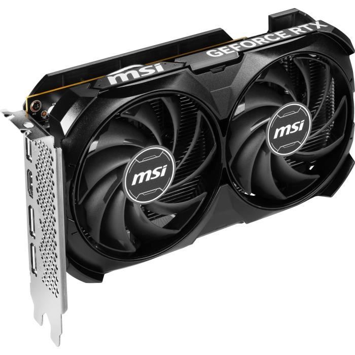 MSI - Carte Graphique - GeForce RTXô 4060 VENTUS 2X NOIR 8G OC