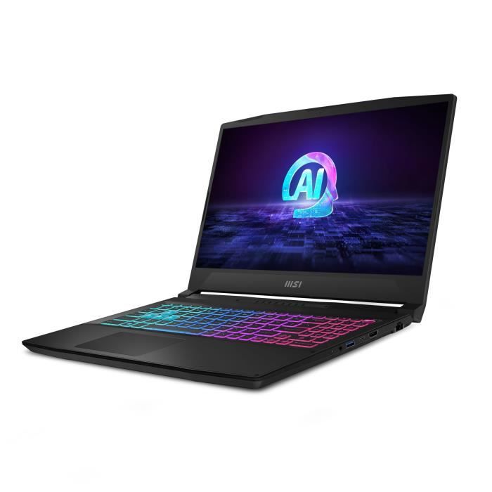 PC portable Gamer MSI - Katana 15 - Sans Windows - 15.6'' FHD 144Hz - Core i7-14650HX - RTX 5060 - RAM DDR5 16Go - 512GB SSD