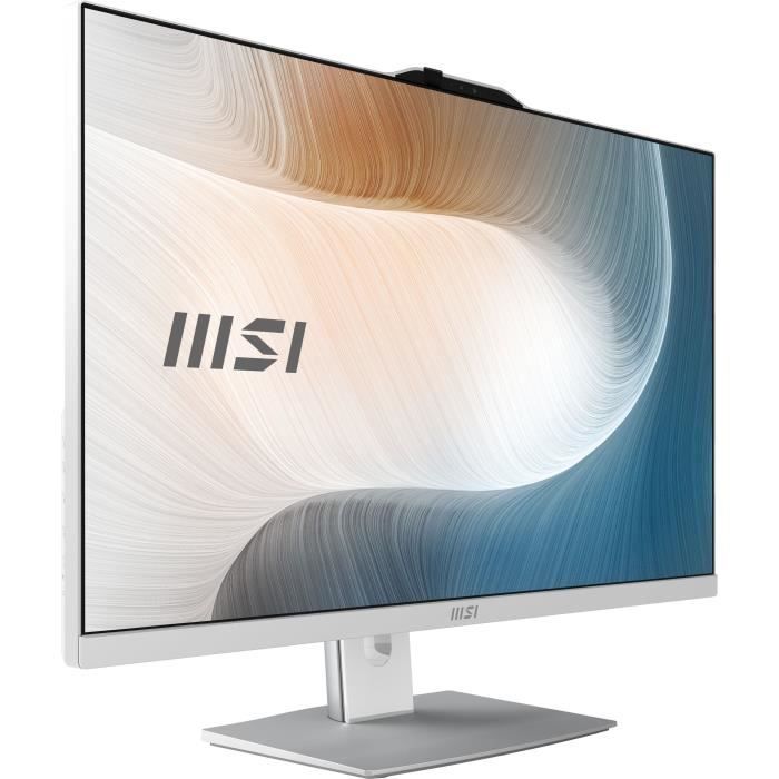 PC Tout-en-un MSI - 27'' - Sans Windows -Ecran FHD - Core 7 150U - RAM 16Go - Stockage 1To - Pied ajustable - Clavier et souris
