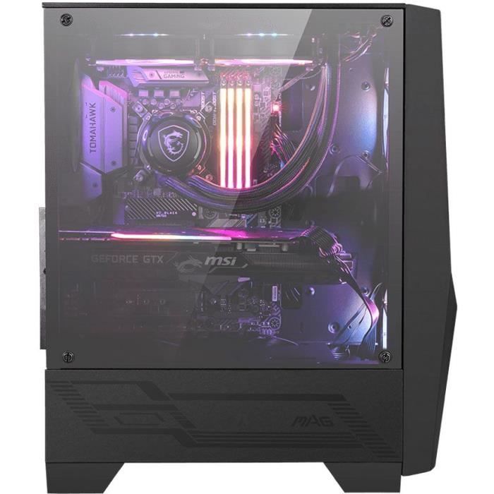 MSI BOITIER PC MAG FORGE 100R - Noir - Verre trempÈ - Format ATX (306-7G03R21-809)
