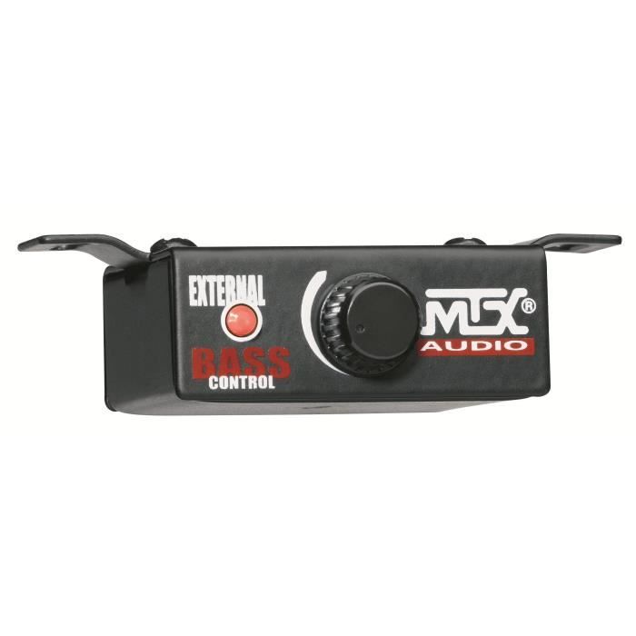 Caisson de grave amplifié - MTX AUDIO - RTP8 - 120W RMS - Subwoofer 20cm - Télécommande EBC