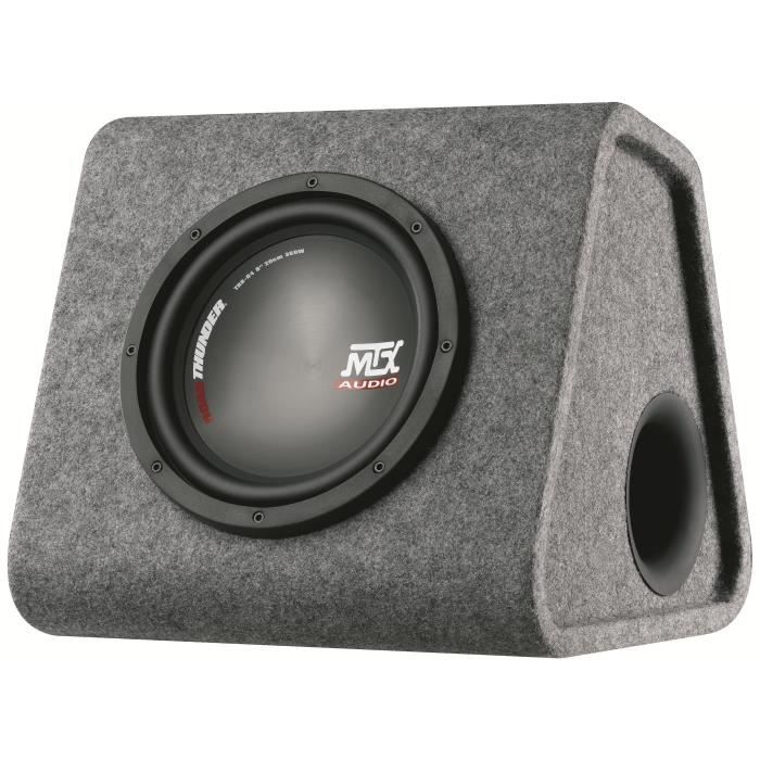 Caisson de grave amplifié - MTX AUDIO - RTP8 - 120W RMS - Subwoofer 20cm - Télécommande EBC