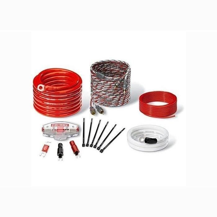 MTX ZNX21K Pack Alimentation 21mm² 5 metres d'alim 0,7m de masse câble RCA porte fusible et accessoires