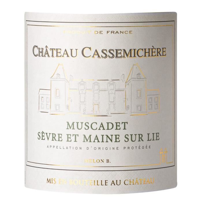 Château Cassemichere 2023 Muscadet - Vin blanc de la Loire