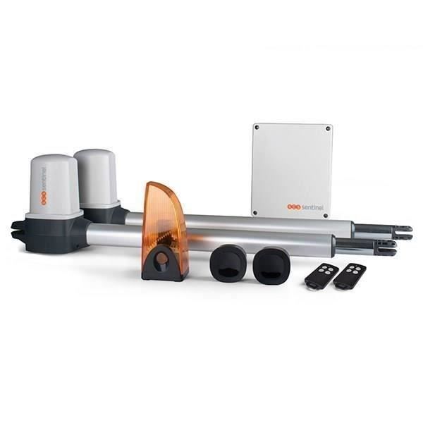 Kit moteur de portail deux battants - SCS SENTINEL - OpenGate 1 - Jusqu'a 200 kg par vantail et 4 metres max