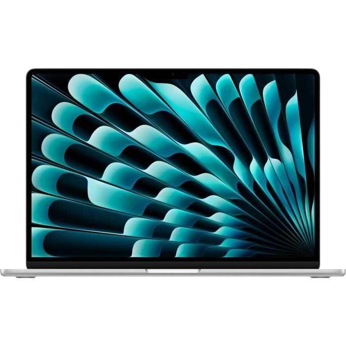 Apple - 15,3 MacBook Air M4 (2025) - RAM 16Go - Stockage 256Go - CPU 10 coeurs - GPU 10 coeurs - Argent