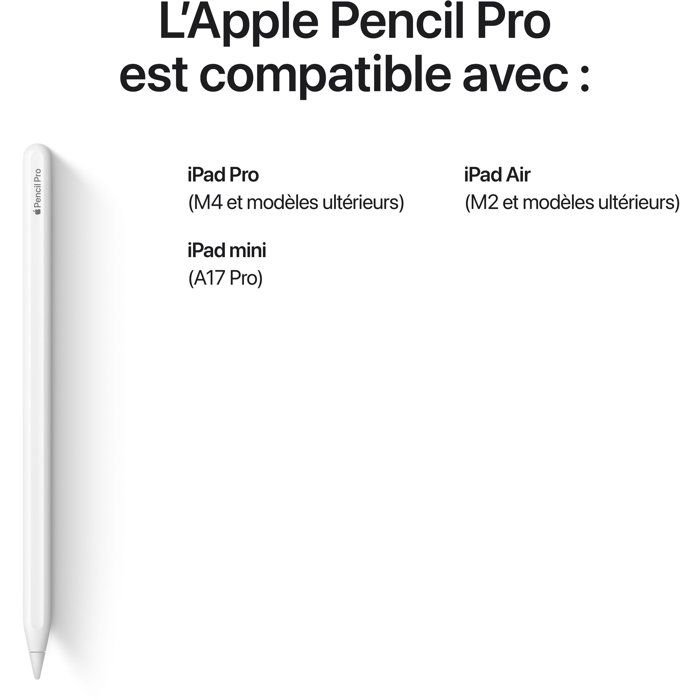 Stylets pour tablette Apple Pencil Pro