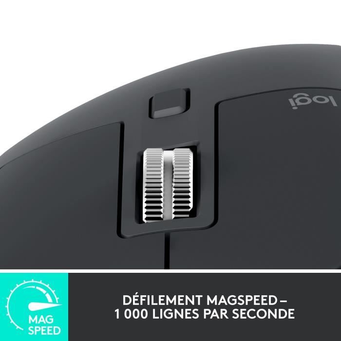 Souris - Sans fil - Logitech - MX Master 3S - Graphite