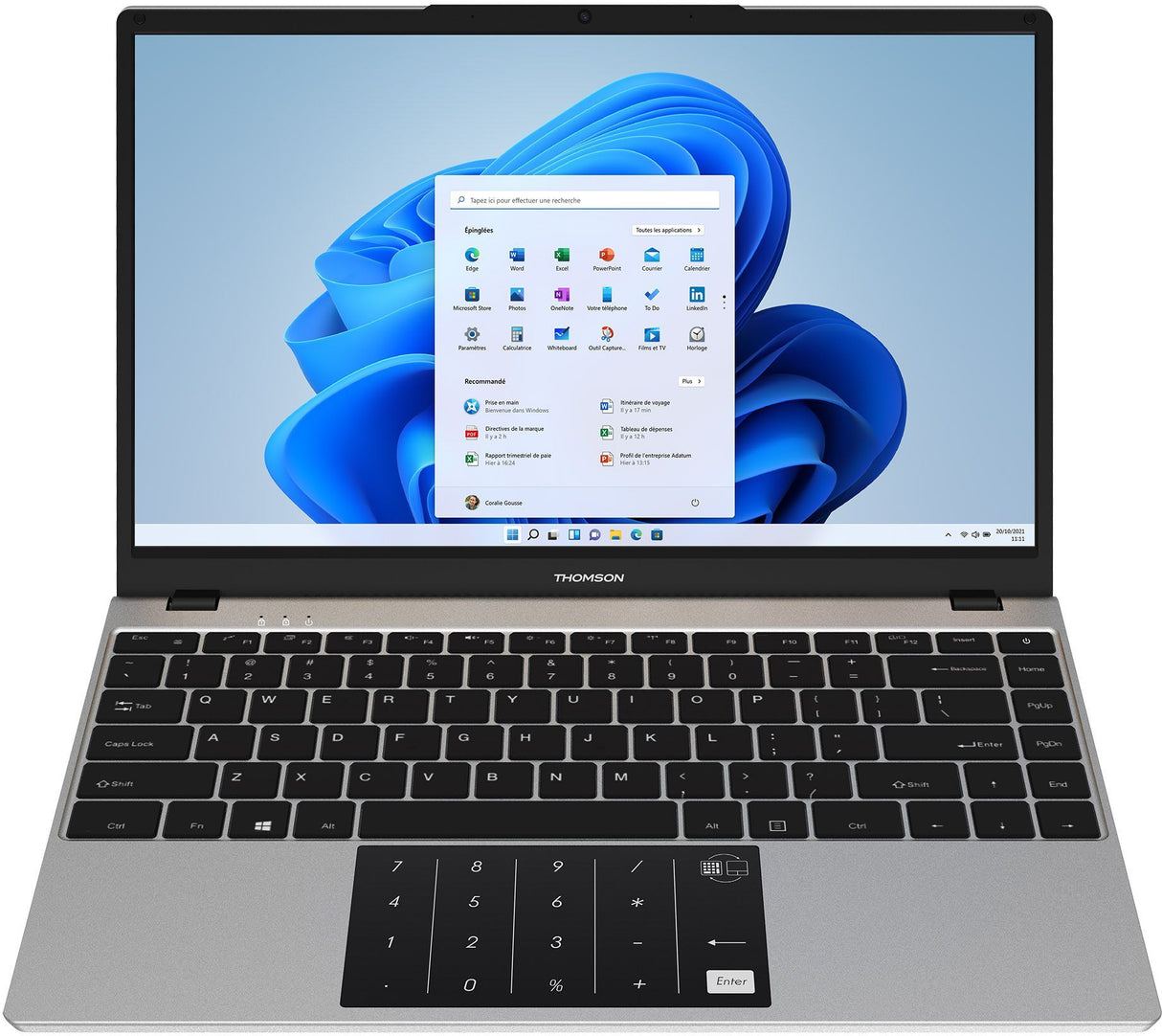 PC Portable - THOMSON - Neo Go N14N8SL256S+ - 14 - Intel N100 - RAM 8 GB - SSD 256 GB - Argent