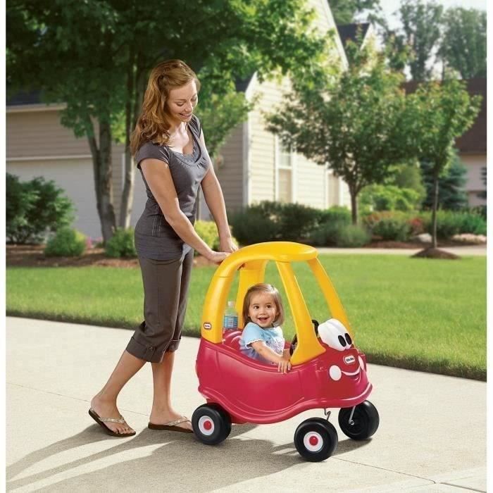 Little Tikes - Cozy Coupe Voiture d'enfant - Mini Véhicule pieds au sol a pousser avec véritable klaxon - Des 18 mois