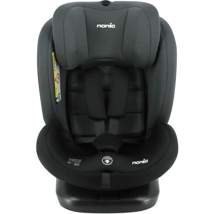 NANIA Siege auto isofix DUNE, Groupe 0/1/2/3, de 0 a 10 ans, 0-36 kg, 40-150 cm, R 129 – Tetiere réglable - Inclinable - Pivotant -