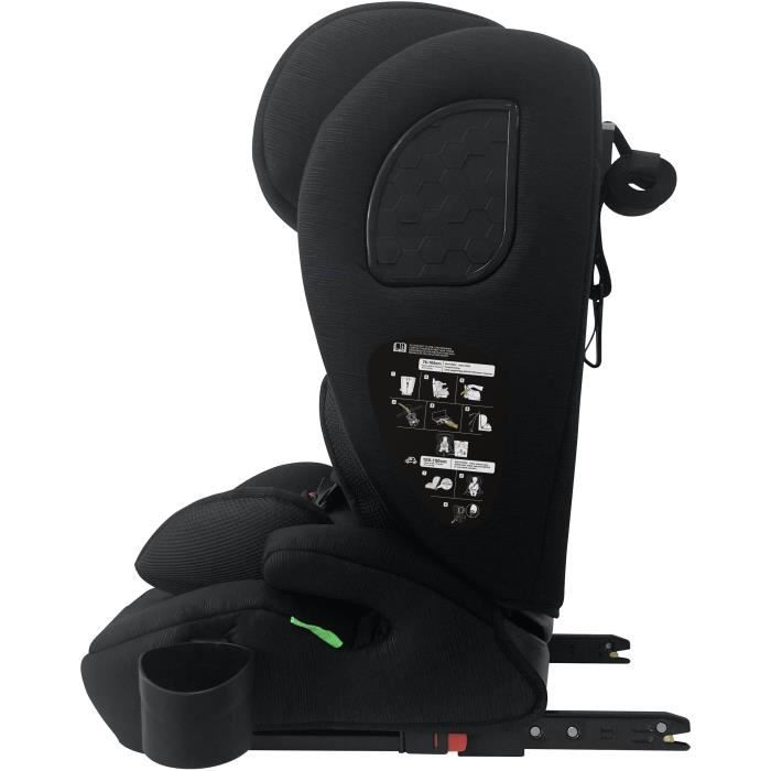 Siege auto isofix - NANIA - MILANO - Groupe 1/2/3 - I-size - Avec réducteur - Noir