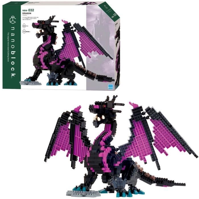 Figurine en briques - BANDAI - NANOBLOCK - Dragon Deluxe - 960 pcs