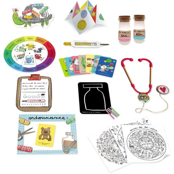 Le coffret du docteur des émotions - Jeu éducatif - NATHAN - Des 3 ans