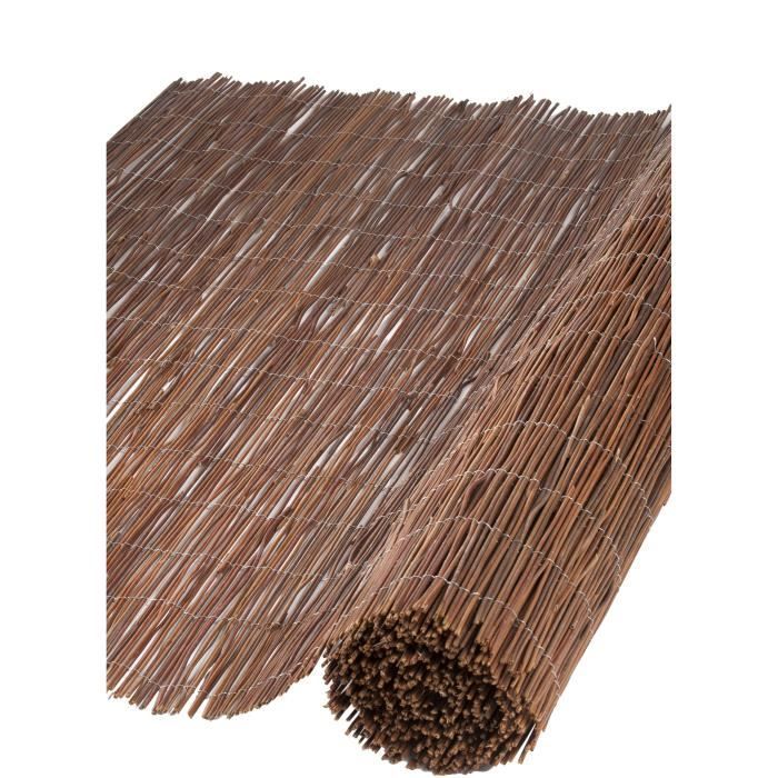 Canisse fagot d'osier fin - NATURE - 1 x 3 m - Occultant 4/5