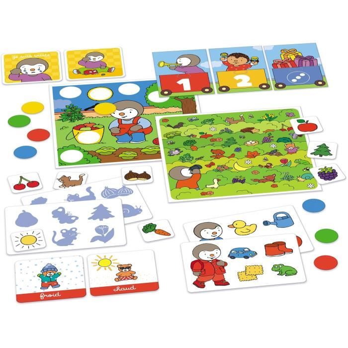 T'CHOUPI Mon coffret 7 jeux - Jeux éducatifs - NATHAN - Des 2 ans