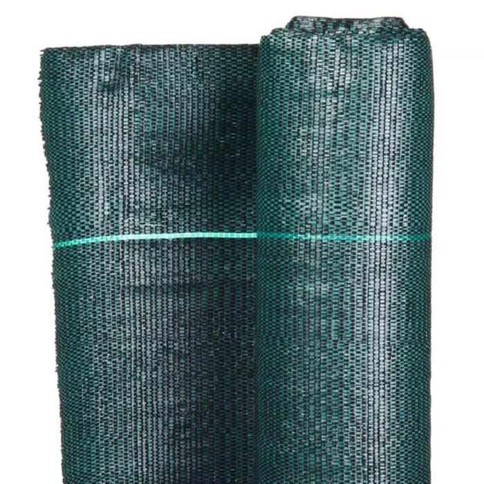 Toile de paillage paysages verte, 1 x 10 m, traité anti UV, 100 g/m² - Bâche de sol anti mauvaises herbes