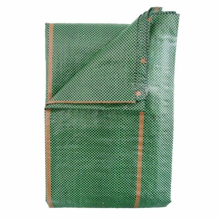 Toile de paillage paysages verte 3,30 x 5 m, traité anti UV, 100 g/m˛ - Bâche de sol anti mauvaises herbes