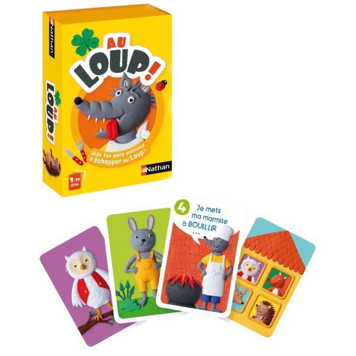 Nathan - Au Loup - Jeu de Cartes