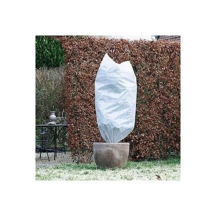Housse d'hivernage NATURE - Lot de 2 - ÿ 75 cm x 1,50 m - Blanc