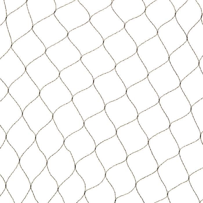 Filet anti-oiseaux Primo 5x2m en maille tricotée polyéthylene 12gr/m² noir