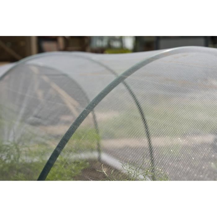 Voile anti-insectes - NATURE - 2x5 m - Maille 1x1 mm - Polyamide