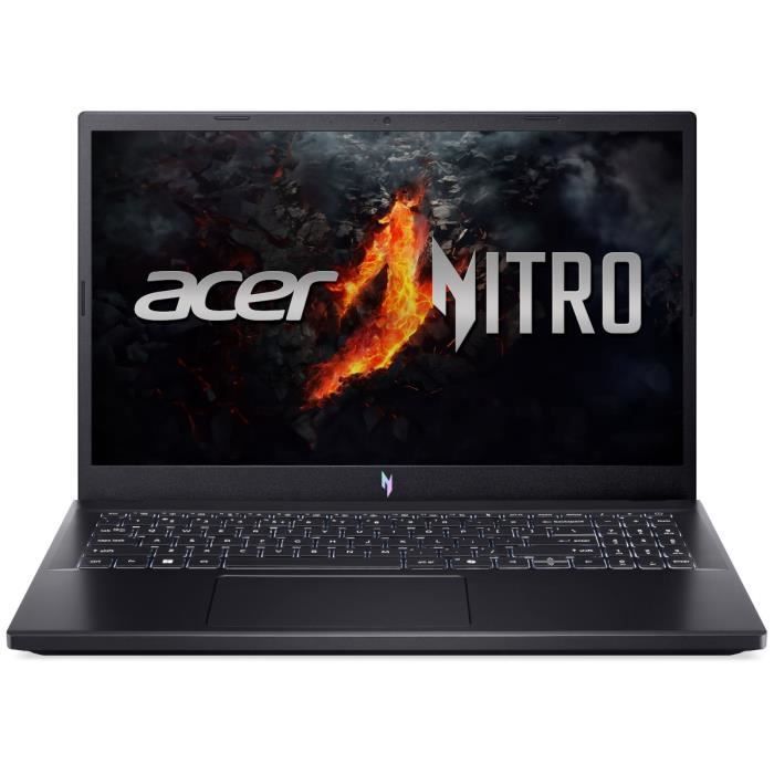PC Portable Gamer ACER Nitro V 15 ANV15-41-R85W - Sans Windows - 15,6 FHD IPS 144Hz - RTX 4050 -Ryzen 5-7535HS -RAM 16Go -512Go SSD
