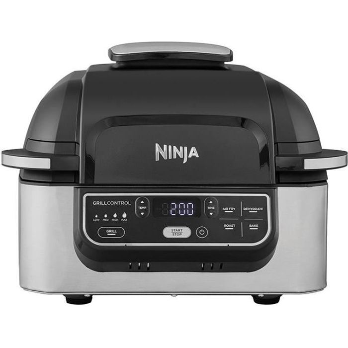 Grill d'intÈrieur NINJA FOODI AG301EU - Technologie Cyclonic Air - 5 modes de cuisson prÈprogrammÈs