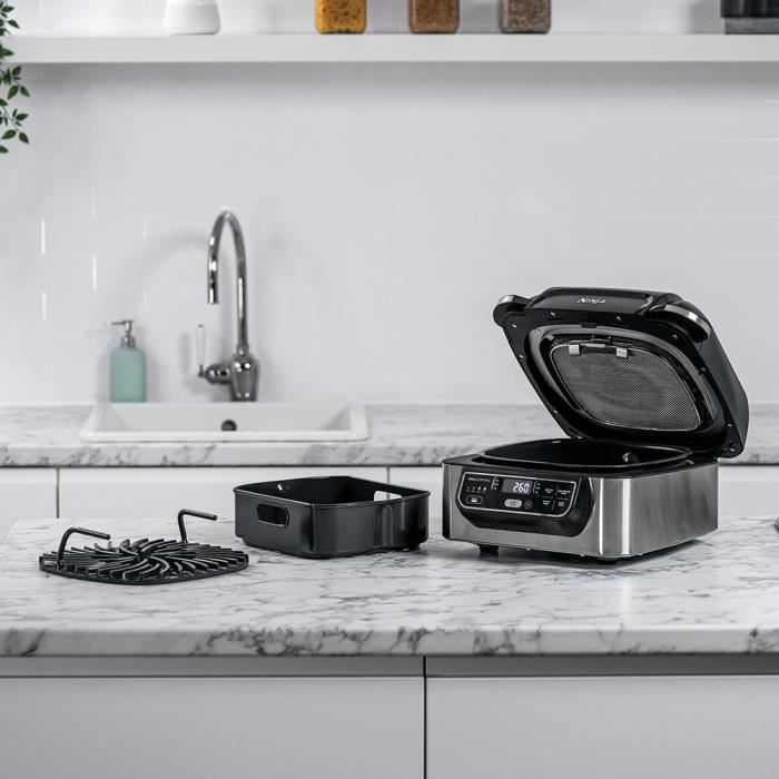 Grill d'intÈrieur NINJA FOODI AG301EU - Technologie Cyclonic Air - 5 modes de cuisson prÈprogrammÈs