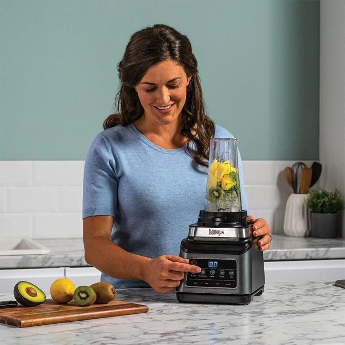 Robot multifonction Ninja : robot de cuisine, mixeur multi-usage et personnel - BN800EU 3 en 1 Auto-IQ