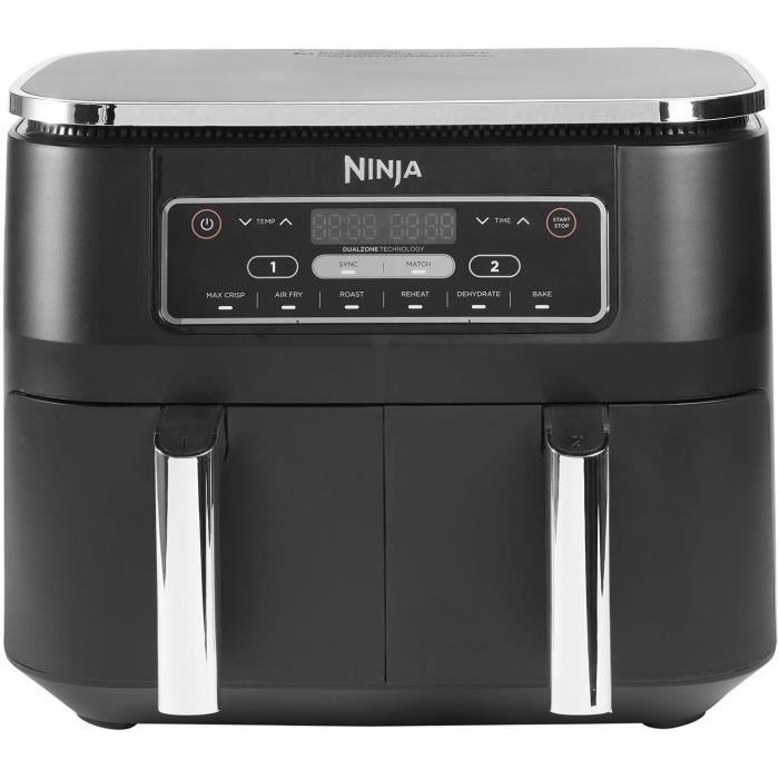 Friteuse sans huile NINJA - Foodi Dual Zone AF300EU - Capacité 7,6L - 6 programmes de cuisson - 2400W