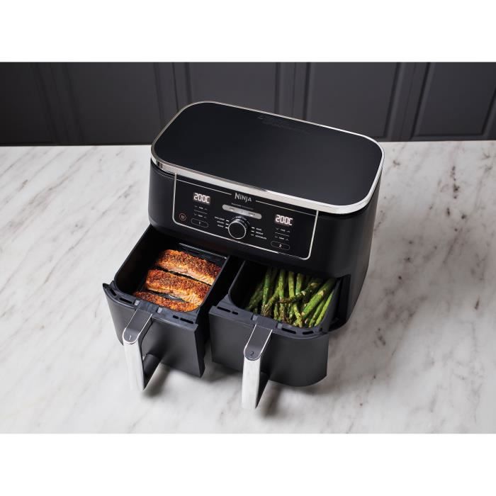 Friteuse sans huile Dual Zone NINJA Foodi Max - AF400EU - 2470W - 9,5L - 2 tiroirs de cuisson - 6 modes de cuisson prÈdÈfinis
