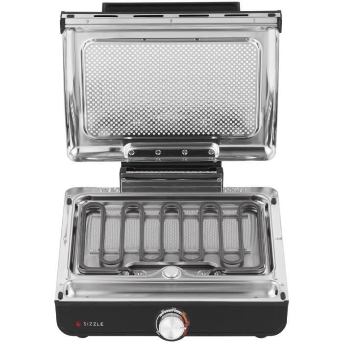 Grill et plancha d'intÈrieur - NINJA - Sizzle GR101EU - 34 x 8 x 13,5 cm - Noir