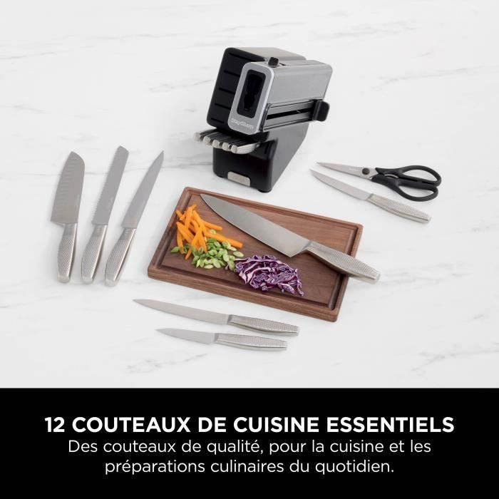 Jeu de 14 couteaux NINJA StaySharp - Acier inoxydables et bloc de bois - K62014EUUK