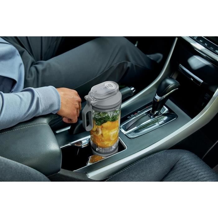 Blender portable NINJA Blast Max - BC251EULD - bol 530 ml - autonomie 2h - sans fil - sans BPA - argent