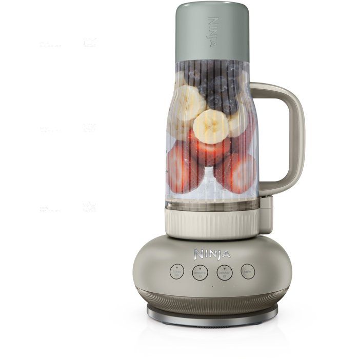 Blender - NINJA - BlendBoss DB351EUST - 1200 W - 3 programmes - Gobelet 760 ml avec poignée - Sans BPA - Minéral