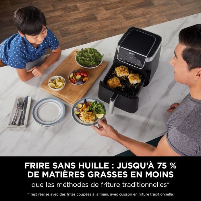 Friteuse sans huile NINJA - Max Pro AF180EU - Capacité 6,2L - 6 programmes de cuisson - 2000W