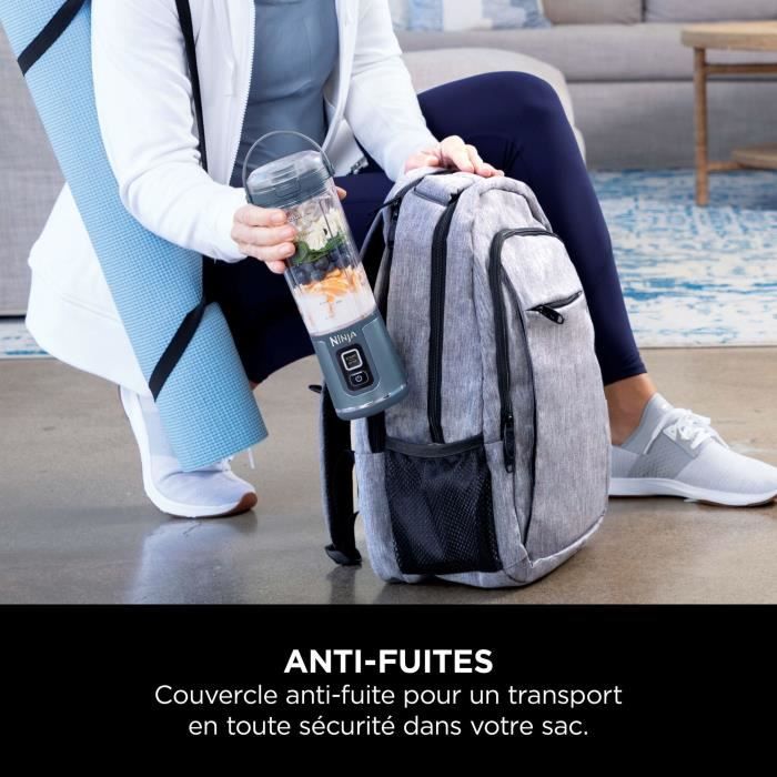 Mixeur - NINJA - BC151EUNV - 14.4 W - Sans fil - Bleu