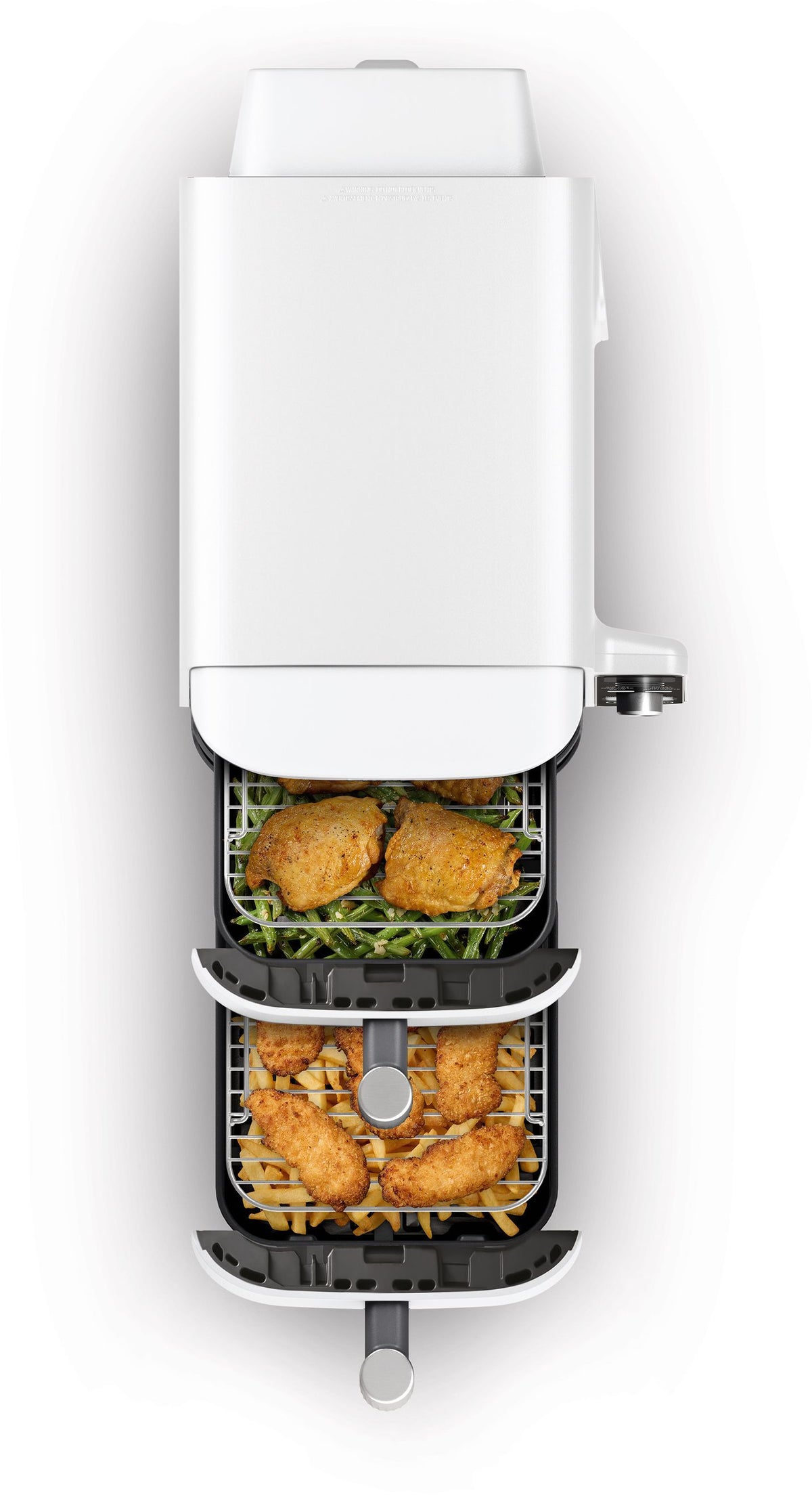 Friteuse sans huile NINJA - Double Stack XL SL400EUWH - Capacité 9,5L - 6 programmes de cuisson - Blanc - 2470W