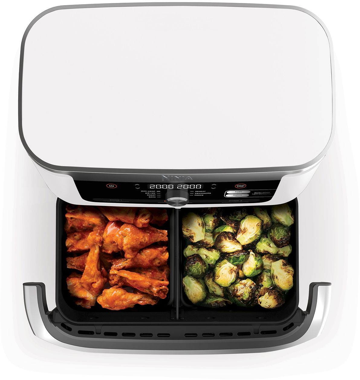Friteuse sans huile NINJA - Foodi Flex AF500EUWH - Capacité 10,4L - 7 programmes de cuisson - Blanc - 2470W