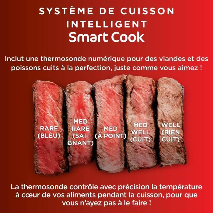 Grill & Friteuse sans huile - NINJA - MAX 6-en-1 DG551EU - 1760 W - 6 modes de cuisson - Gris