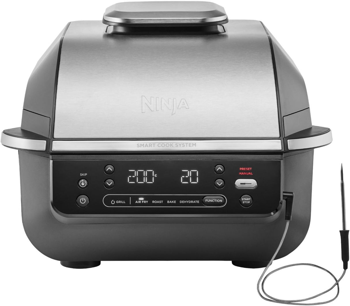Grill NINJA - EG351EU - Capacité 5,7L - 5 programmes de cuisson - Thermosonde - 1760W