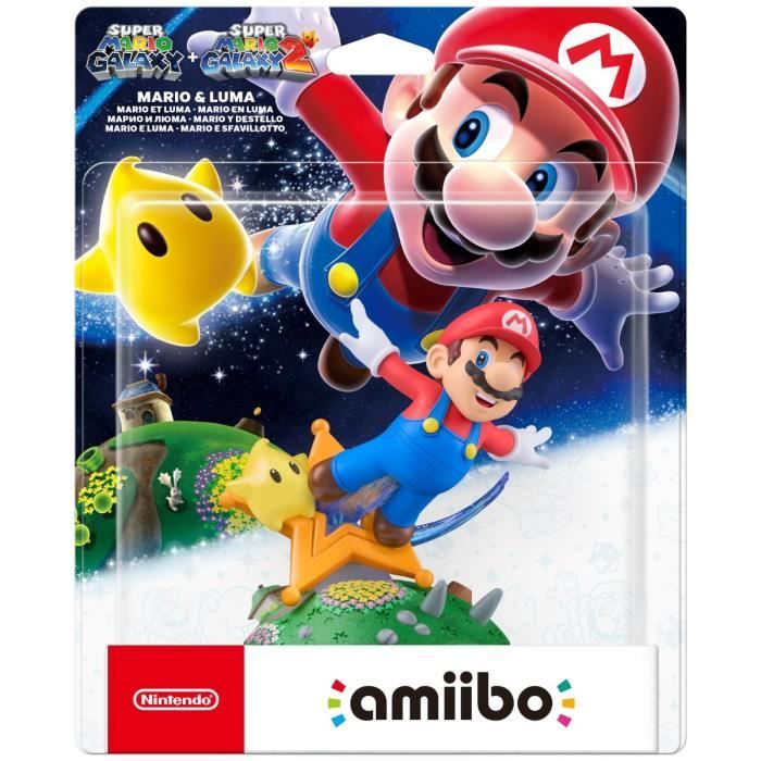 Figurine Amiibo - Mario & Luma • Collection Super Mario
