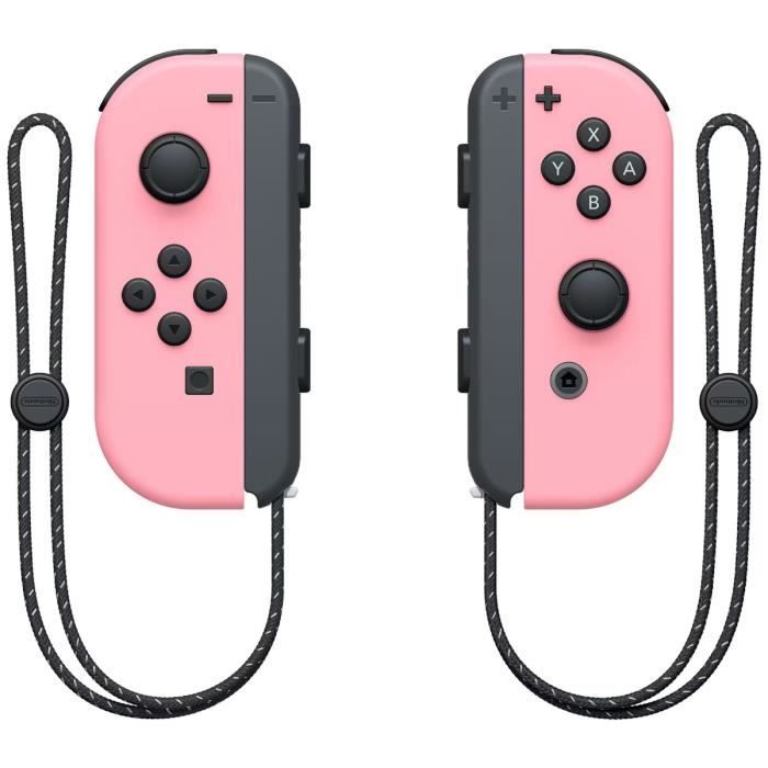 Paire de manettes Joy-Con Rose Pastel pour Nintendo Switch
