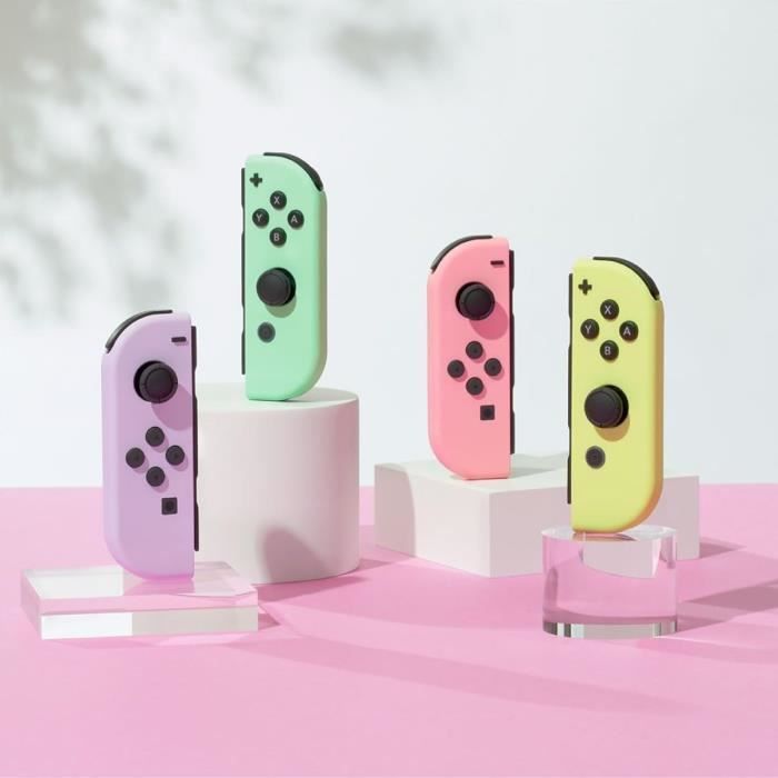 Paire de manettes Joy-Con Violet Pastel & Vert Pastel pour Nintendo Switch