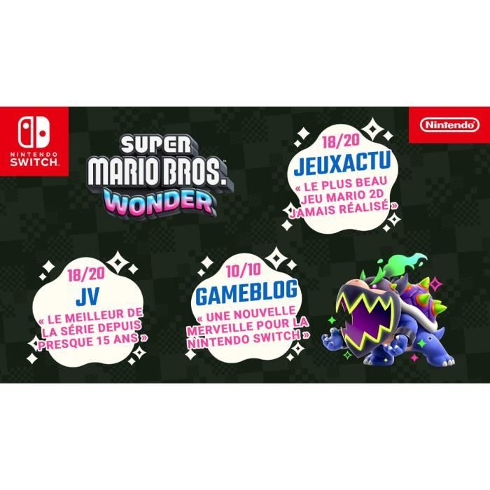 Super Mario Bros. Wonder ï Jeu Nintendo Switch